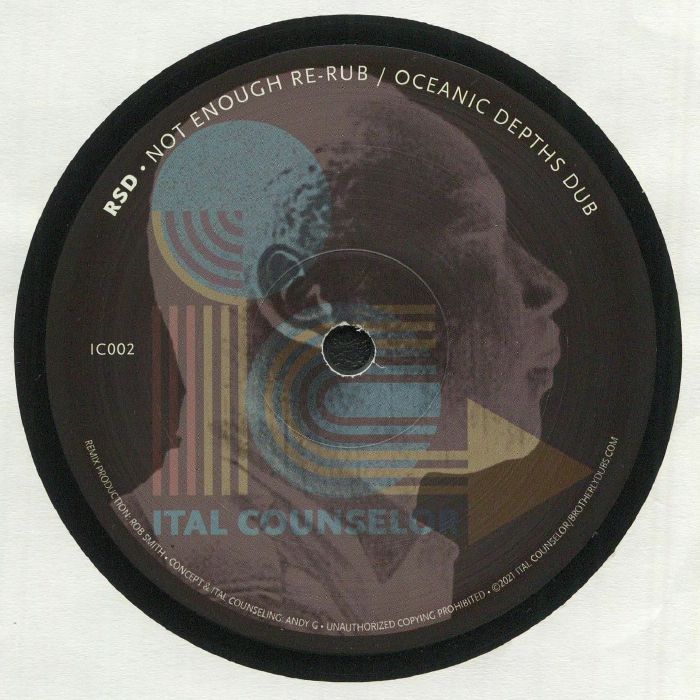 Jah Warrior , RSD – Not Enough (12", Ital Counselor, 2021) Back Cover