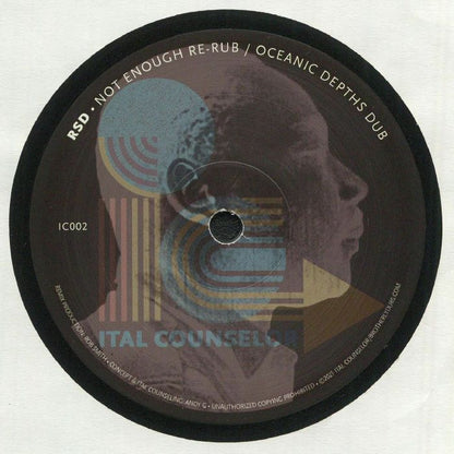 Jah Warrior , RSD – Not Enough (12", Ital Counselor, 2021) Back Cover