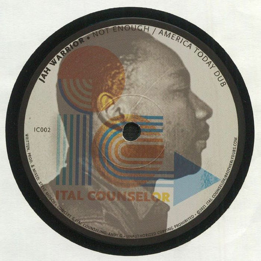 Jah Warrior , RSD – Not Enough (12", Ital Counselor, 2021) Front Cover