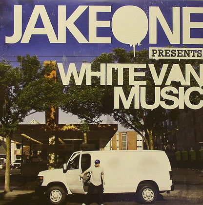 Jake One – White Van Music (2xLP, White, Rhymesayers Entertainment, 2008) Front Cover