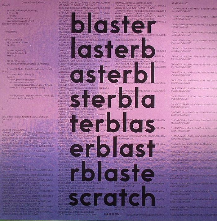 James Hoff – Blaster (LP, Pan, 2014) Back Cover