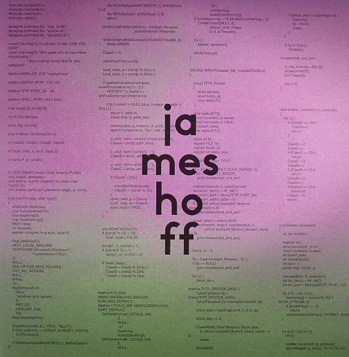 James Hoff – Blaster (LP, Pan, 2014) Front Cover