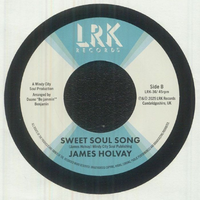 James Holvay – This Girl (7", LRK Records, 2026) Back Cover