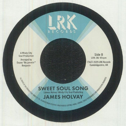 James Holvay – This Girl (7", LRK Records, 2026) Back Cover