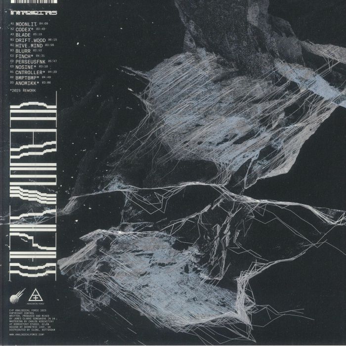 James Shinra – Meteorites (2xLP, Analogical Force, 2025) Back Cover