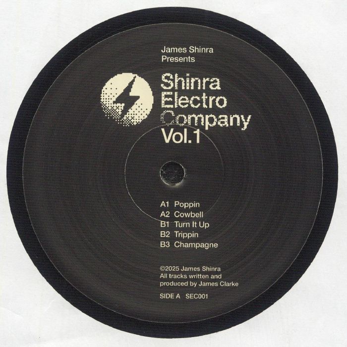 James Shinra – Shinra Electro Company Vol. 1 (12", Shinra Electro Company, 2025) Front Cover