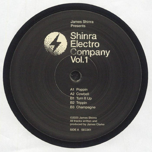 James Shinra – Shinra Electro Company Vol. 1 (12", Shinra Electro Company, 2025) Front Cover