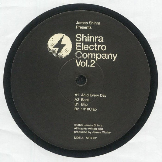 James Shinra – Shinra Electro Company Vol.2 (12", Shinra Electro Company, 2026) Front Cover