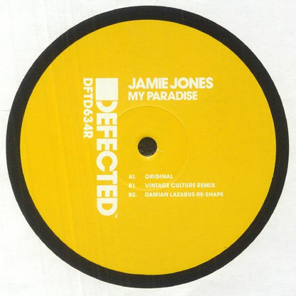 Jamie Jones – My Paradise (12", Defected, 2023) Back Cover