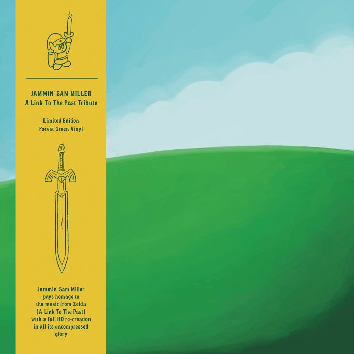 Jammin' Sam Miller – A Link To The Past Tribute (LP, Green, We Release Whatever The Fuck We Want Records, 2026) Back Cover