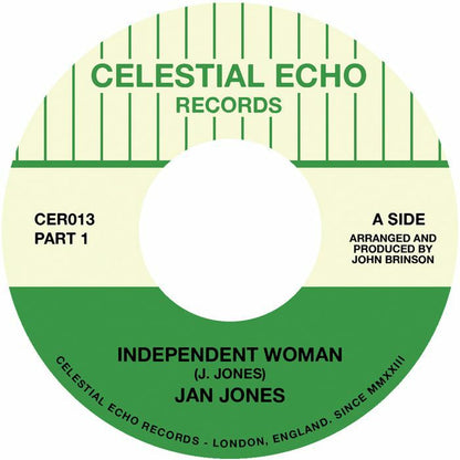 Jan Jones – Independent Woman (7", Celestial Echo, 2026) Front Cover