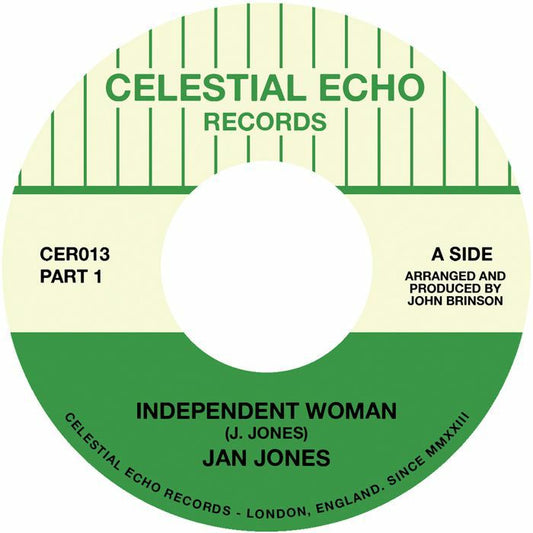 Jan Jones – Independent Woman (7", Celestial Echo, 2026) Front Cover