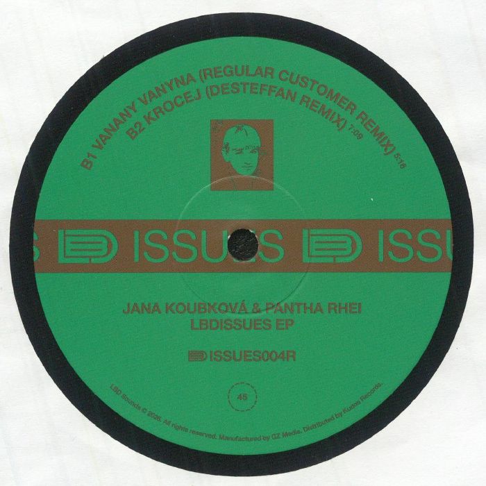 Jana Koubková , Panta Rhei – Lbdissues EP (12", LBD Sounds, 2026) Back Cover