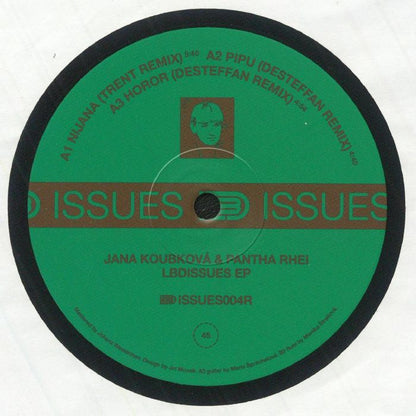 Jana Koubková , Panta Rhei – Lbdissues EP (12", LBD Sounds, 2026) Front Cover
