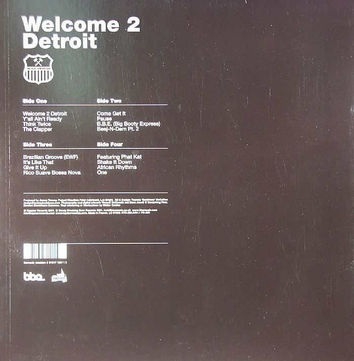 Jay Dee AKA J Dilla – Welcome 2 Detroit (2xLP, BBE, 2025) Back Cover