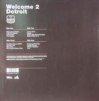 Jay Dee AKA J Dilla – Welcome 2 Detroit (2xLP, BBE, 2025) Back Cover