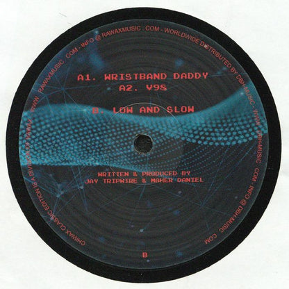 Jay Tripwire & Maher Daniel – Low And Slow EP (12", Rawax, 2026) Back Cover