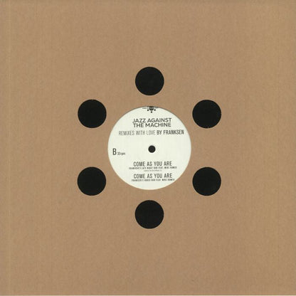Jazz Against The Machine – Remixes With Love: By Franksen (12", in die-cut sleeve, Poets Club, 2021) Back Cover