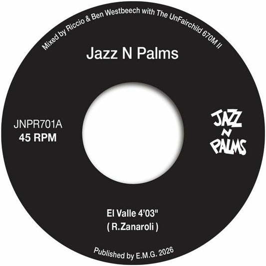 Jazz N Palms – El Valle (7", Jazz N Palms, 2026) Front Cover