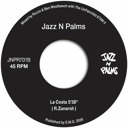 Jazz N Palms – El Valle (7", Jazz N Palms, 2026) Back Cover