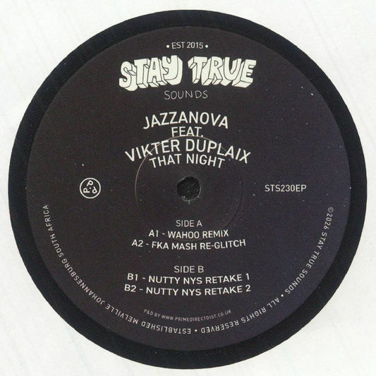 Jazzanova Feat. Vikter Duplaix – That Night (12", Stay True Sounds, 2026) Front Cover