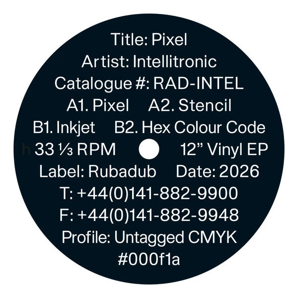 Intellitronic – Pixel (12", Rubadub, 2026) Back Cover