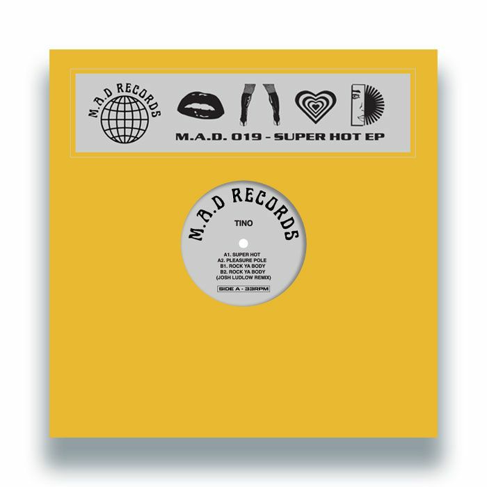 Tino – Super Hot EP (12", M.A.D, 2026) Front Cover