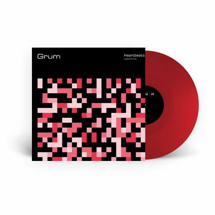 Grum – Heartbeats (12", red, Deep State, 2026) Front Cover