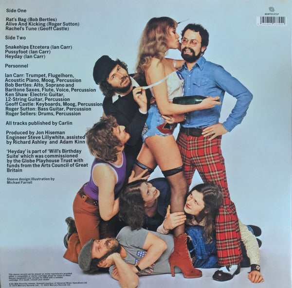 Nucleus – Snakehips Etcetera (LP, Be With Records, 2023) Back Cover