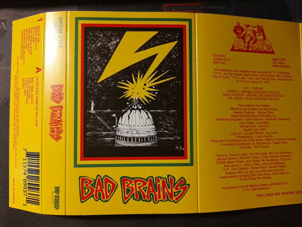 Bad Brains – Bad Brains (Cassette, Bad Brains Records, 2021) Image 5