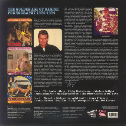 Alex Puddu – The Golden Age Of Danish Pornography Vinyl Box Set (Box Set+3xLP, Al Dente, 2026) Back Cover