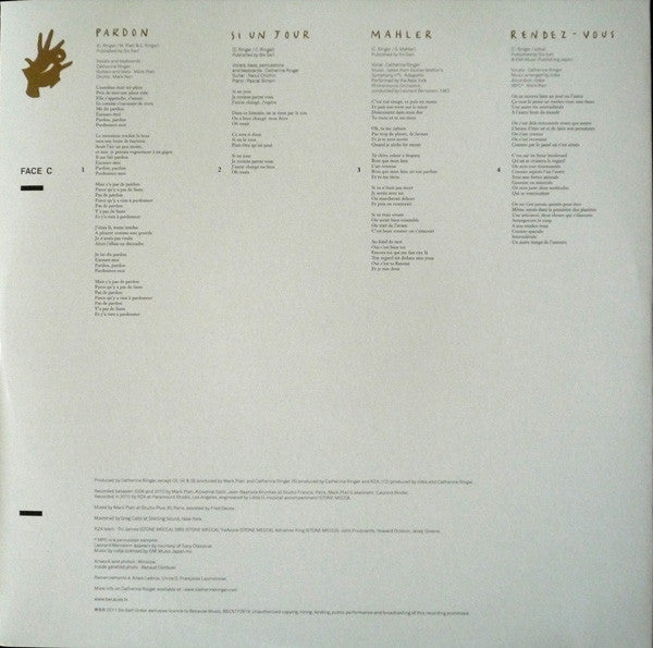 Catherine Ringer – Ring N' Roll (2xLP+CD, Gatefold, Because Music, 2011) Image 10