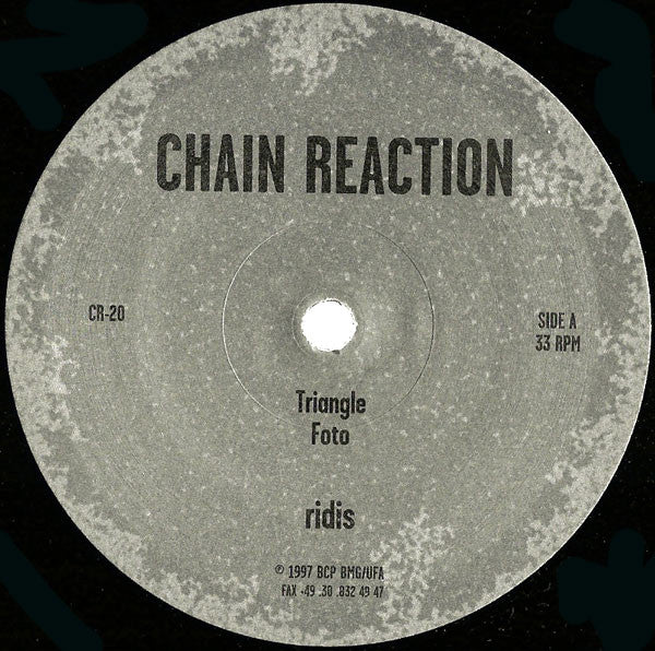Ridis – Triangle / Foto / Is # 10 (12", Chain Reaction, 1997) Front Cover