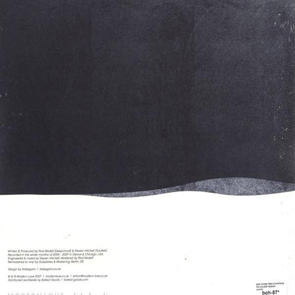 DeepChord Presents Echospace – The Coldest Season (4) (12", Modern Love, 2007) Back Cover