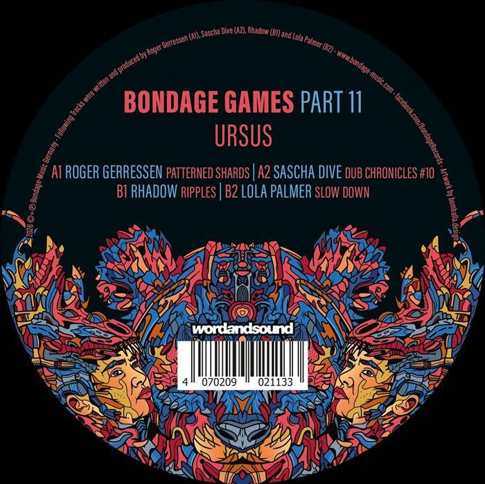 Roger Gerressen / Sascha Dive / Rhadow / Lola Palmer – Bondage Games Part 11: Ursus (12", Bondage, 2026) Front Cover