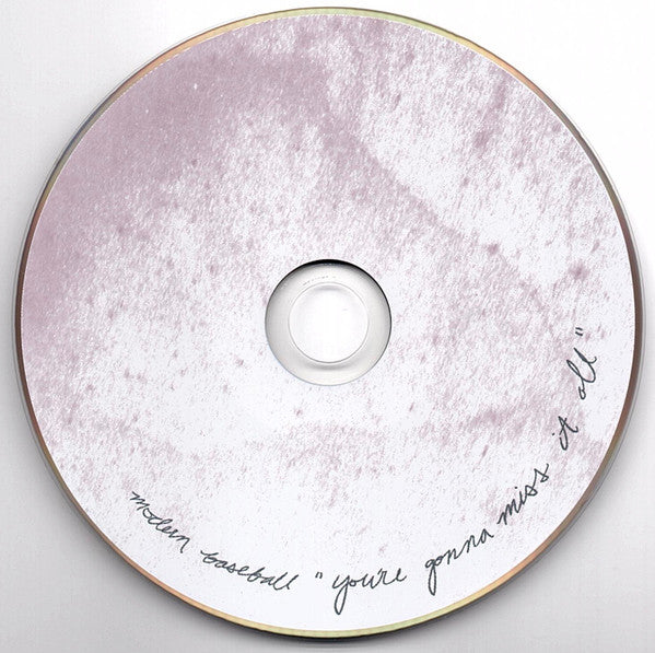 Modern Baseball – You're Gonna Miss It All (CD, Run For Cover Records, 2014) Image 3