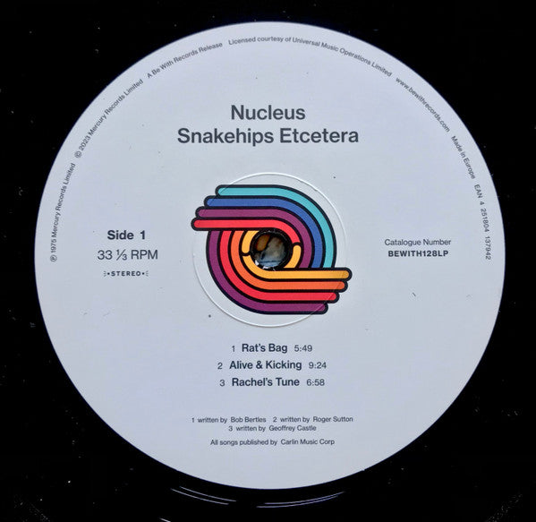 Nucleus – Snakehips Etcetera (LP, Be With Records, 2023) Image 3