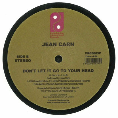 Jean Carn – Was That All It Was (12", Philadelphia International Records, 2018) Back Cover