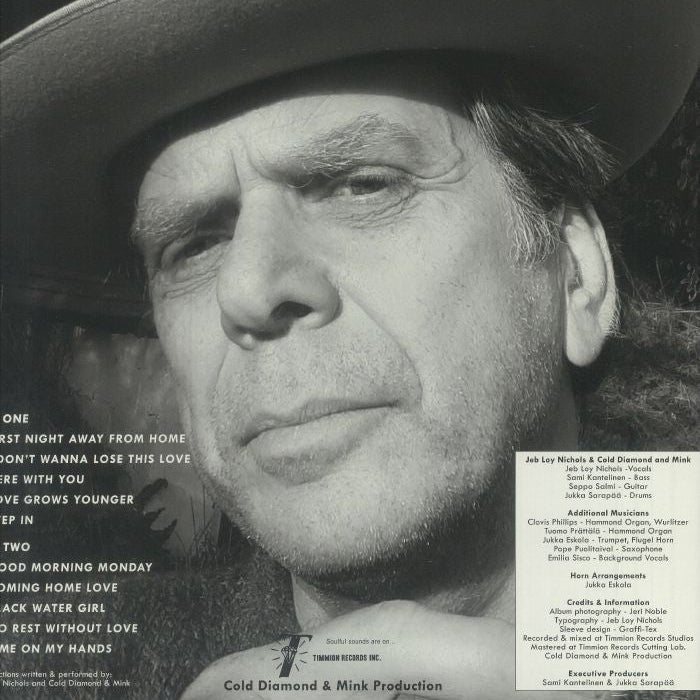 Jeb Loy Nichols – This House Is Empty Without You (LP, Timmion Records, 2025) Back Cover