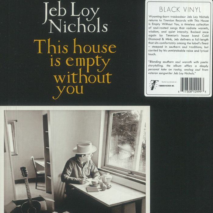 Jeb Loy Nichols – This House Is Empty Without You (LP, Timmion Records, 2025) Front Cover