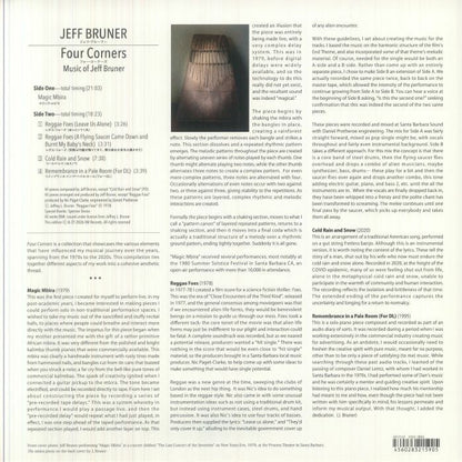 Jeff Bruner – Four Corners (LP, EM Records, 2026) Back Cover