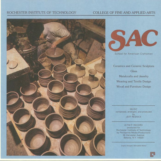 Jeff Resnick – SAC School Of American Craftsmen  (LP, Outernational Sounds, 2017) Front Cover