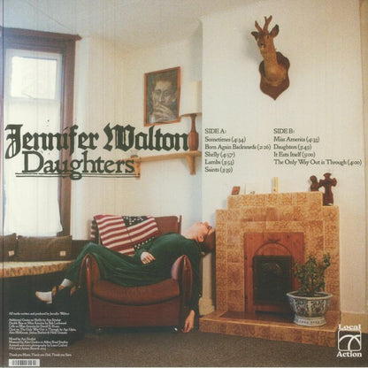 Jennifer Walton – Daughters (LP, Local Action, 2025) Back Cover
