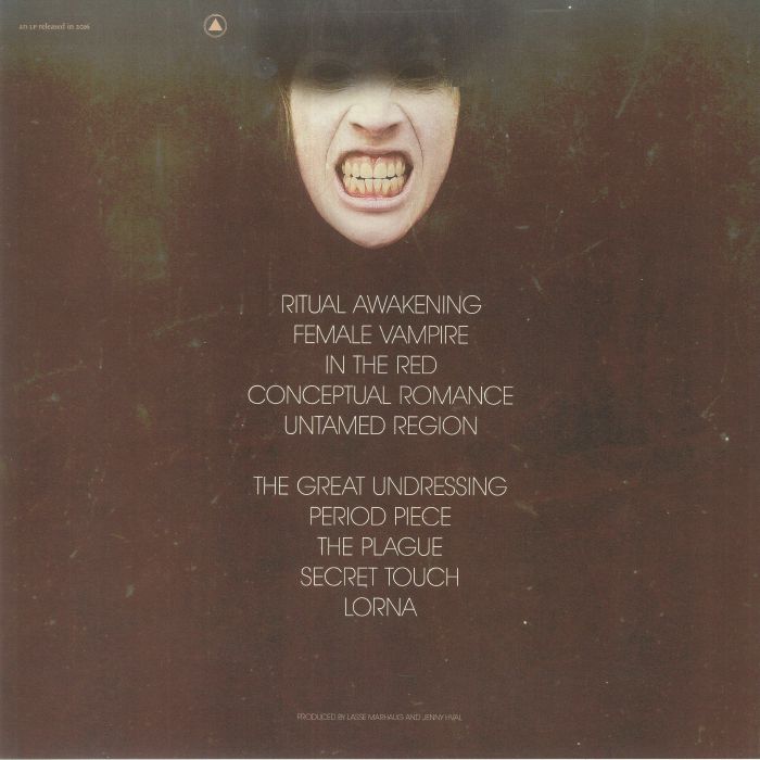 Jenny Hval – Blood Bitch (LP, Clear Smoke, Sacred Bones Records, 2022) Back Cover