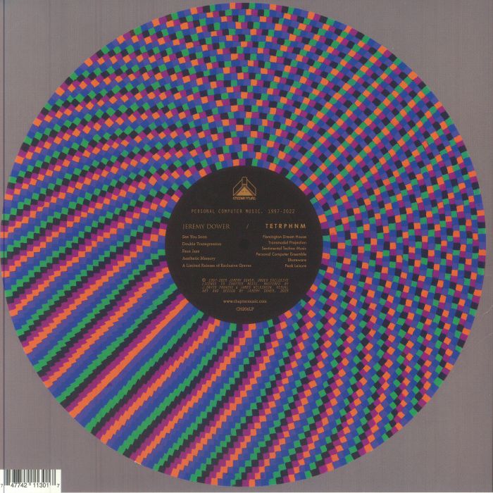 Jeremy Dower Tetrphnm – Personal Computer Music, 1997-2022 (LP, Chapter Music, 2025) Back Cover
