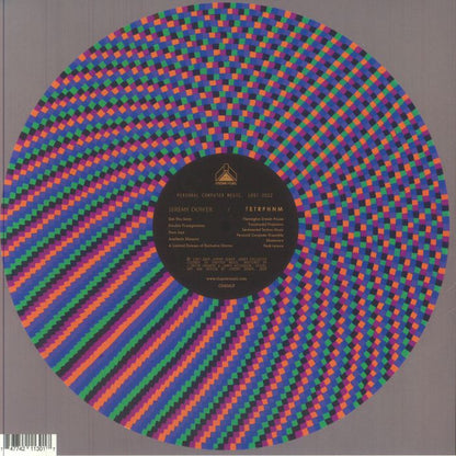 Jeremy Dower Tetrphnm – Personal Computer Music, 1997-2022 (LP, Chapter Music, 2025) Back Cover