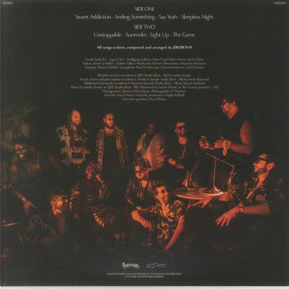 Jéroboam – Jeroboam (LP, Favorite Recordings, 2026) Back Cover