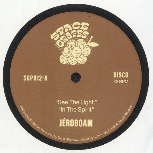 Jéroboam – See The Light (12", Space Grapes, 2025) Front Cover