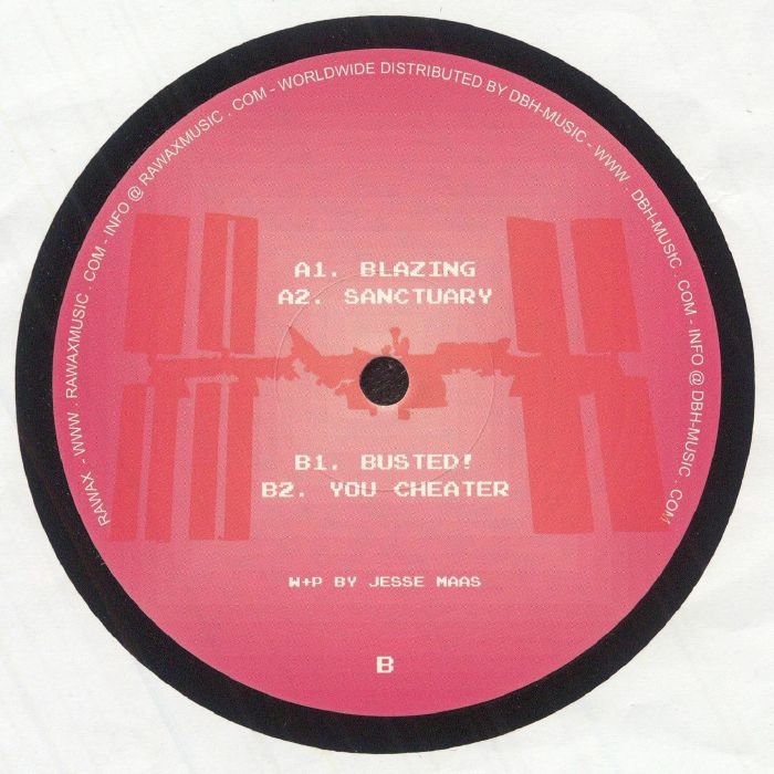 Jesse Maas – Sanctuary EP (LP, Rawax, 2026) Back Cover