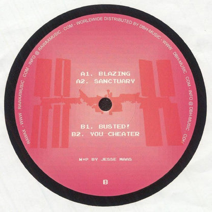Jesse Maas – Sanctuary EP (LP, Rawax, 2026) Back Cover